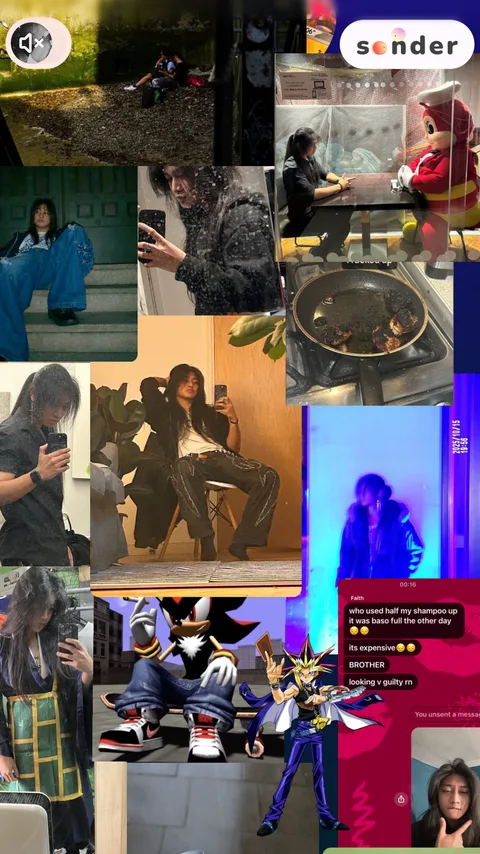 a moodboard on sonder